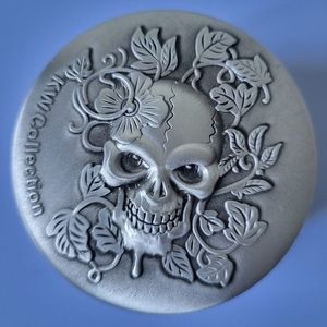 Silver Skull Grinder 💀(herbs/spice)